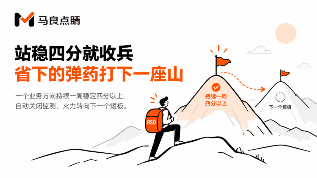 站稳四分就收兵，省下的弹药打下一座山