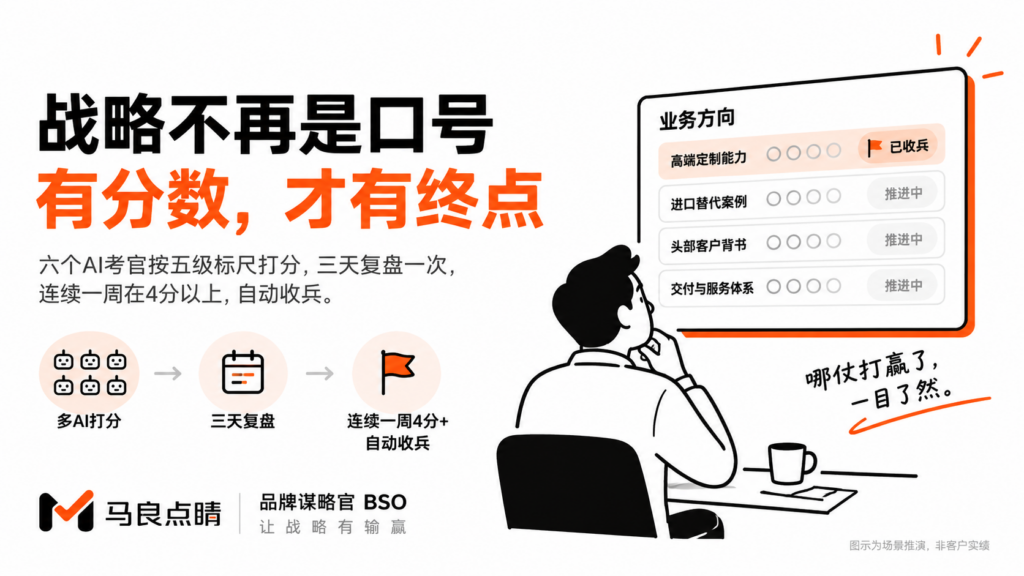 战略第一次有了输赢：每个业务方向都有自己的终点线