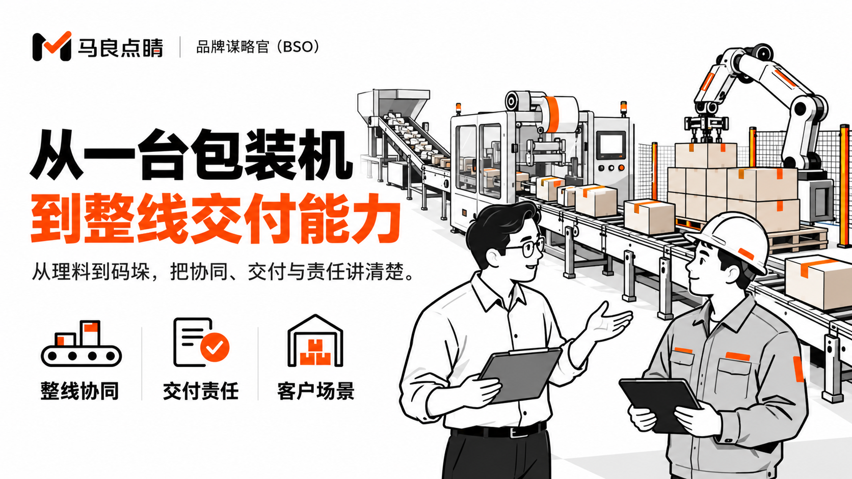 客户只来问包装机,却不知道这家公司能交付整条线