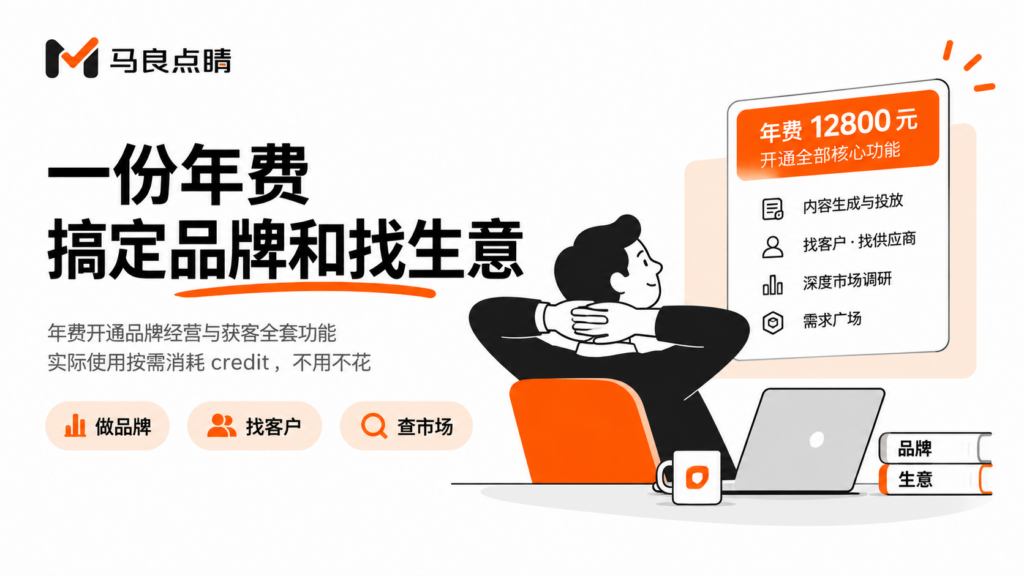 一套体系，装下品牌和找生意两本账
